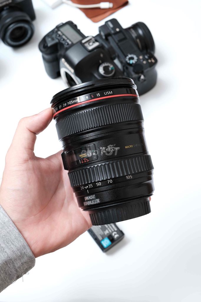 Ống kính Canon EF 24-105mm f/4L IS USM Đen. Mua bán Máy ảnh, Máy quay tại Quận 1 Tp Hồ Chí Minh được đăng bởi HD Shop Digital hình 1