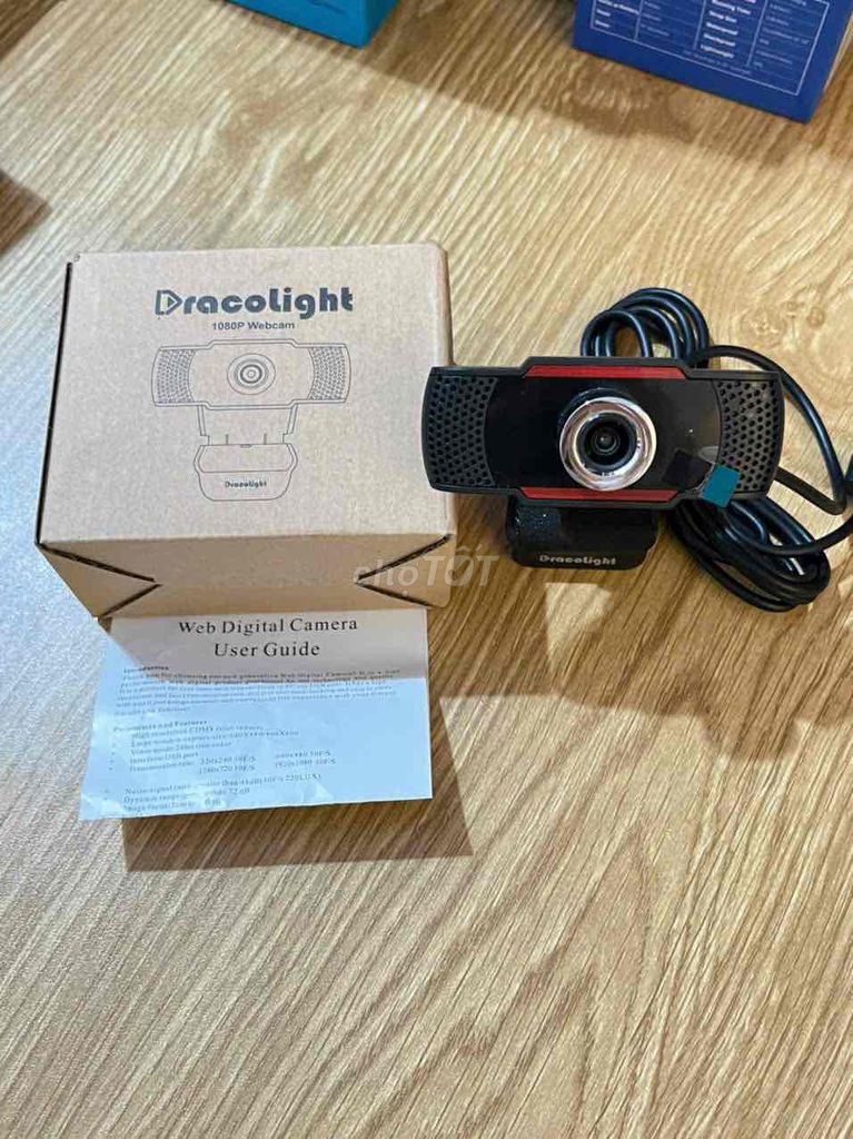 Webcam Full HD 1080P hiệu Dracolight. Xách tay Mỹ