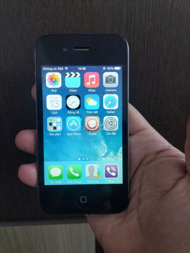 Apple iPhone 4 8GB Đen. Mua bán Điện thoại tại Quận Cầu Giấy Hà Nội được đăng bởi Hoàng Anh Táo Cổ hình 1