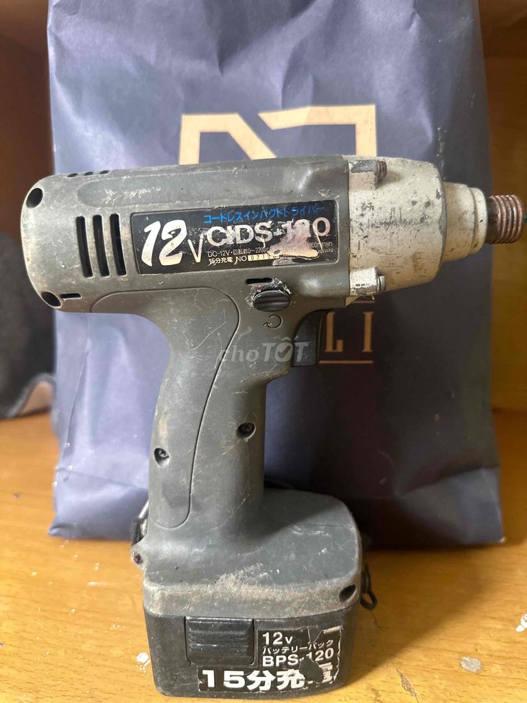 Máy khoan pin CIDS-120 12V Xám. Mua bán Nội thất, đồ gia dụng khác tại Quận Bình Thuỷ Cần Thơ được đăng bởi MingLor hình 1