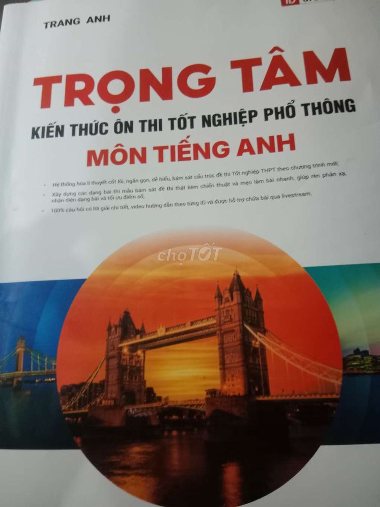 Sách Tiếng Anh Trọng Tâm Ôn Thi THPT. Mua bán Sách tại Thành phố Ngã Bảy Hậu Giang được đăng bởi Nguyễn Thị Ngọc Yến  hình 1