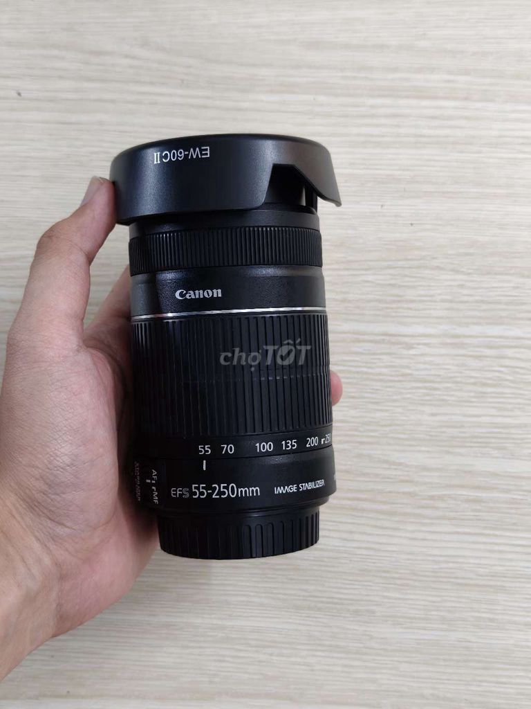 Ống kính Canon EF-S 55-250mm IS II Đen. Mua bán Máy ảnh, Máy quay tại Quận Tân Phú Tp Hồ Chí Minh được đăng bởi Nguyễn hình 1