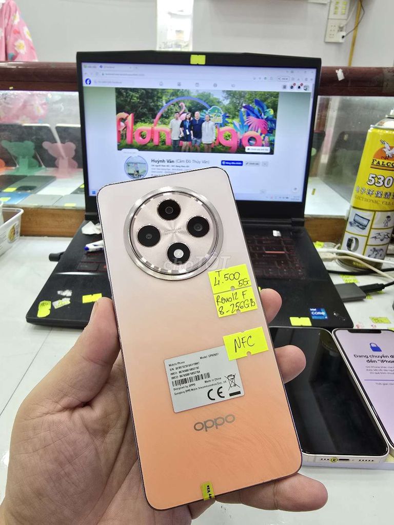 Oppo Reno12 F 5G 8GB/256GB . Mua bán Điện thoại tại Thành phố Long Xuyên An Giang được đăng bởi Facebook Cầm Đồ Thúy Vân hình 1