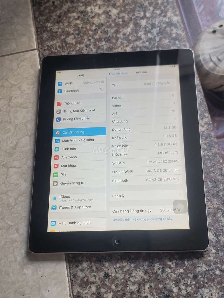 Apple iPad 16GB, mtb lenovo.. Mua bán Máy tính bảng tại Quận 12 Tp Hồ Chí Minh được đăng bởi Minh hình 1