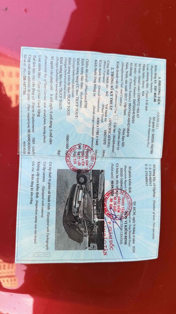 Kia Cerato 2017 1.6 AT - 91000 km. Mua bán Ô tô tại Quận Bình Thạnh Tp Hồ Chí Minh được đăng bởi Dũng hình 16