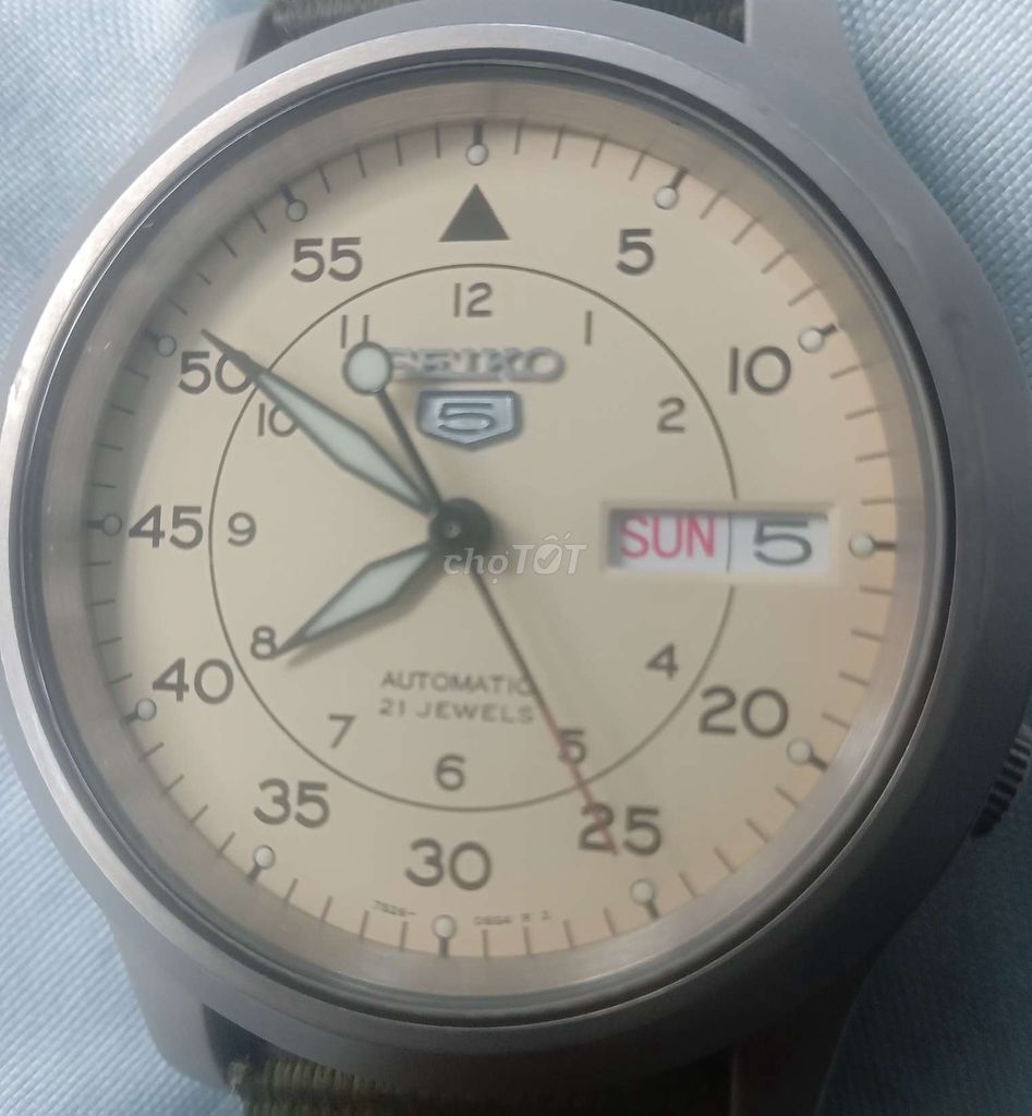 Đồng hồ Seiko 5 Nam Thép không gỉ. Mua bán Đồng hồ tại Quận 6 Tp Hồ Chí Minh được đăng bởi Chú Quí hình 1