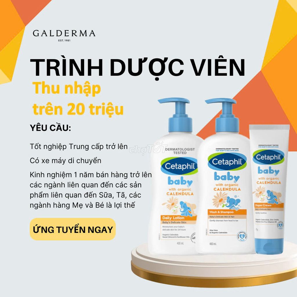 GALDERMA - TRÌNH DƯỢC VIÊN (SR)