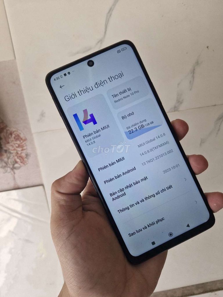 Xiaomi Redmi Note 10 Bao test - ưng rồi chốt. Mua bán Điện thoại tại Quận Ninh Kiều Cần Thơ được đăng bởi nguyễn Trần Quân hình 1