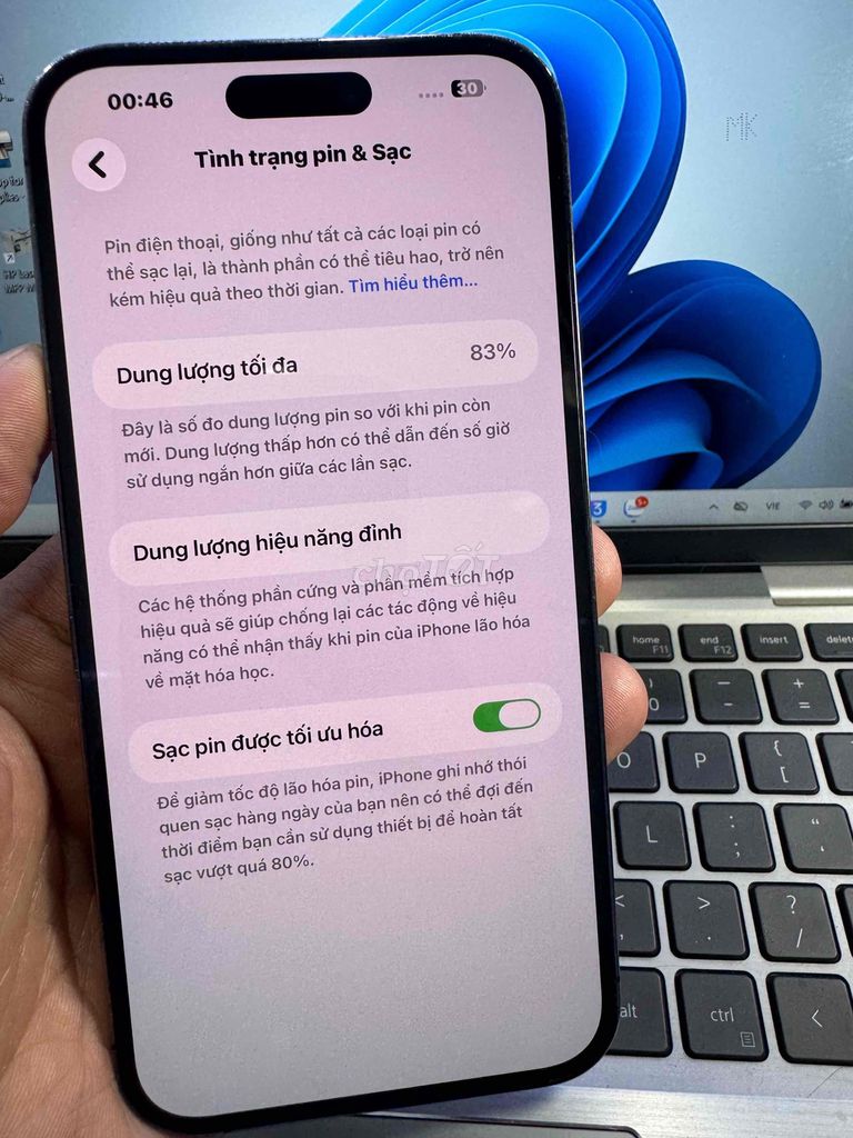 Apple iPhone 14 Pro Max 128GB Tím 83%. Mua bán Điện thoại tại Quận 6 Tp Hồ Chí Minh được đăng bởi QUỐC THIÊN BÁN GÓP 0 ĐỒNG  hình 1