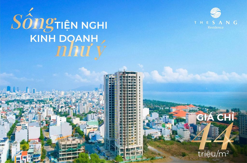 Nhận Ngay 1 Lượng Vàng Khi Mua Căn Hộ Biển The Sang- Chỉ Trong Tháng 2