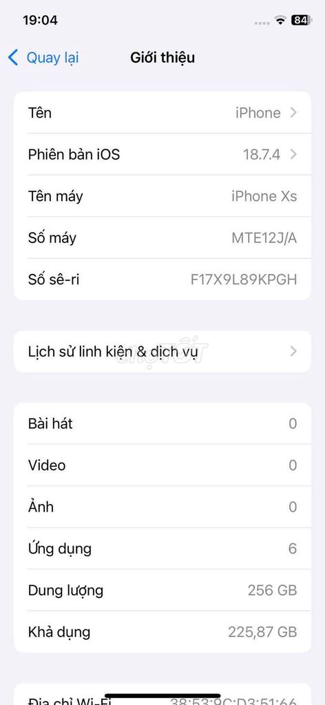 Apple iPhone Xs 256GB Trắng. Mua bán Điện thoại tại Huyện Ea H'leo Đắk Lắk được đăng bởi Thuong  hình 1