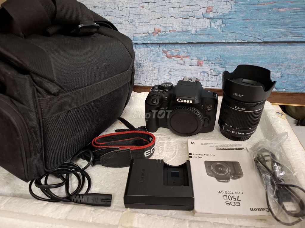 Máy ảnh Canon EOS 750D Đen 98%. chụp 2k. Mua bán Máy ảnh, Máy quay tại Quận 1 Tp Hồ Chí Minh được đăng bởi PG hình 1