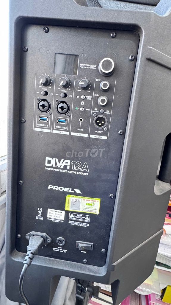 Loa Proel Diva 12A Đen. Mua bán Tivi, Âm thanh tại Quận Bình Thạnh Tp Hồ Chí Minh được đăng bởi Đặng Xuân Dũng hình 1