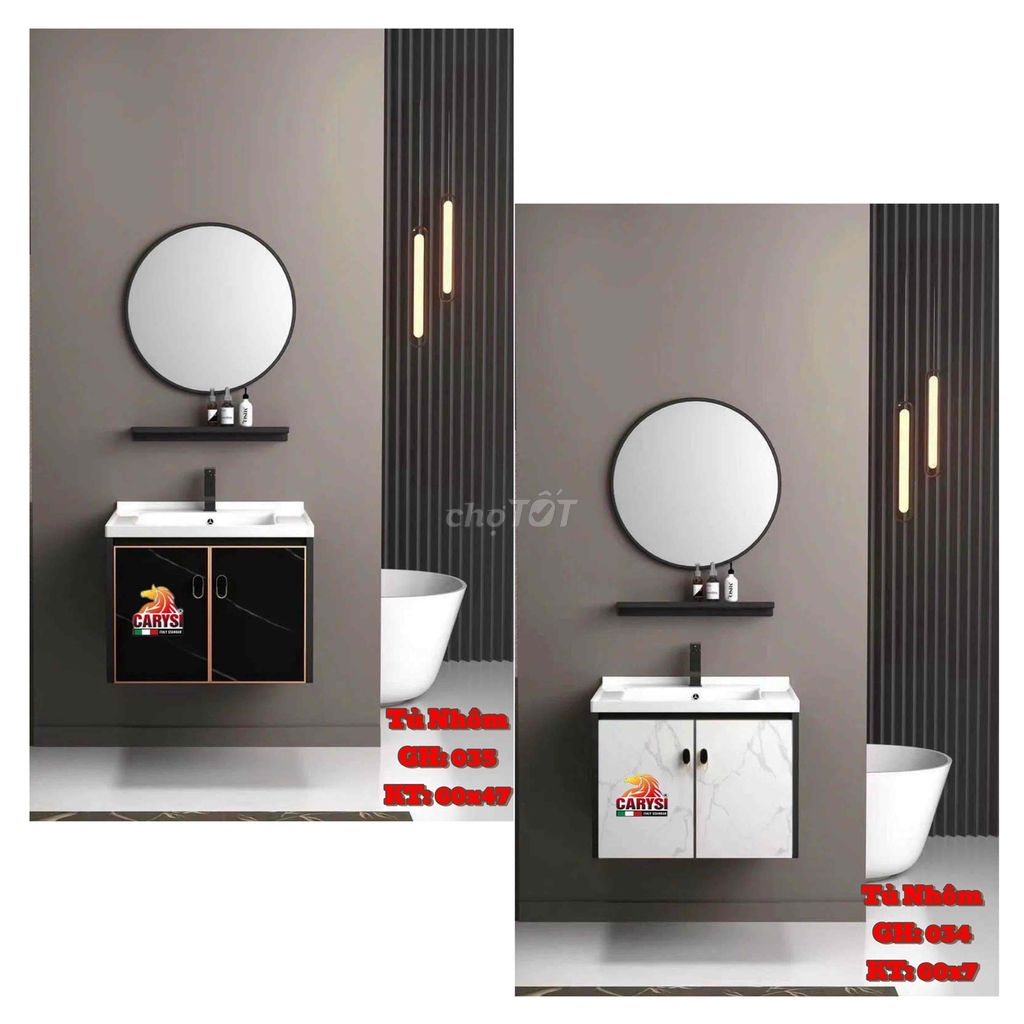 Tủ Lavabo Nhôm Sale Sập Sàn