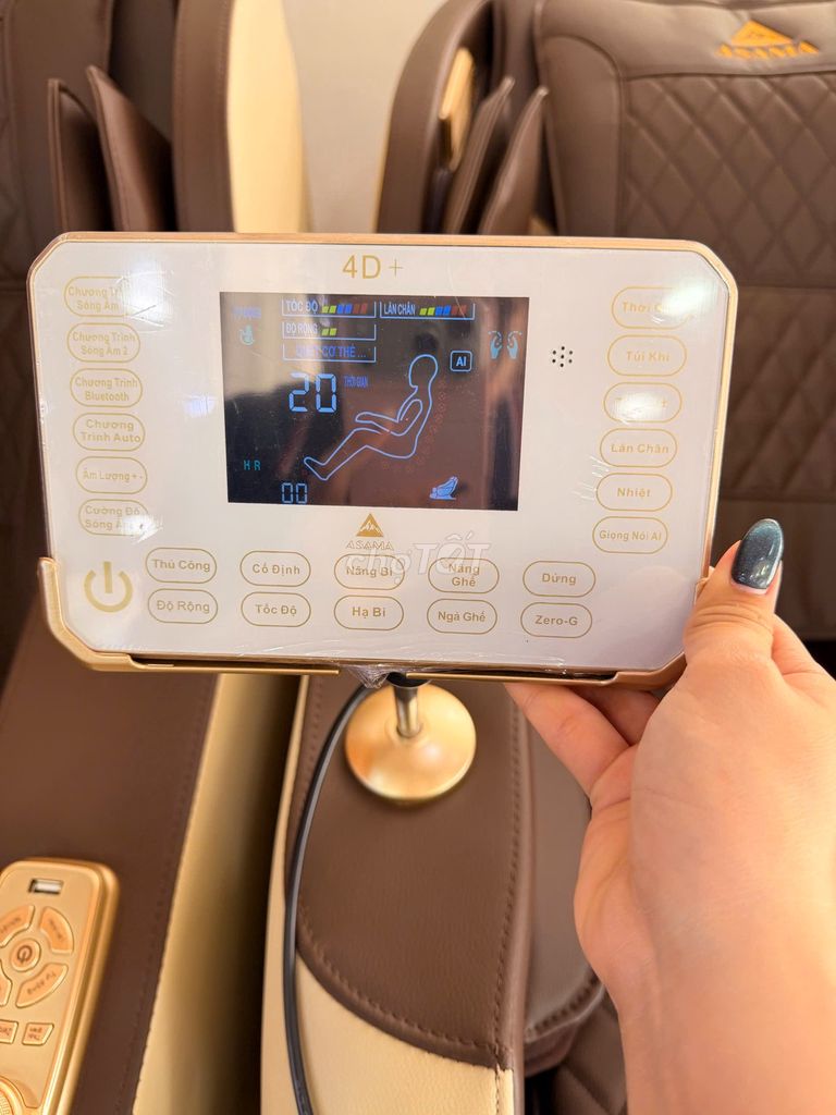 Ghế massage ASAMA SONIC 3 Kem nâu. Mua bán Bàn ghế tại Thành phố Bến Tre Bến Tre được đăng bởi Thảo Sương ASAMA hình 1