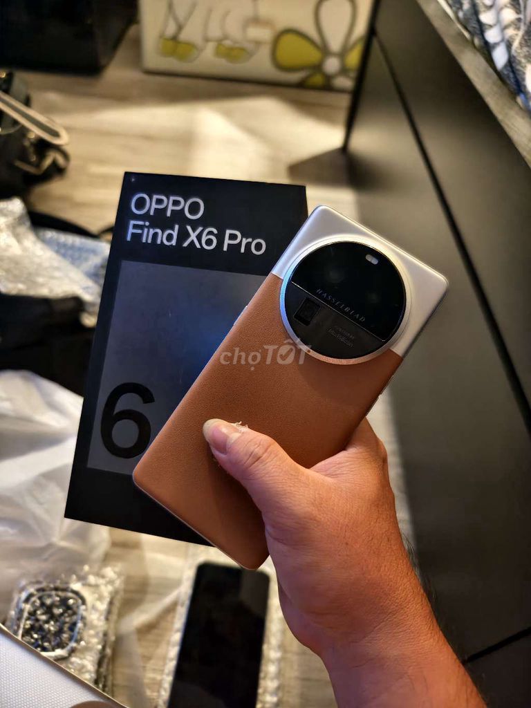 Oppo Find X6 Pro(12/256) Da nâu fullbox có gl