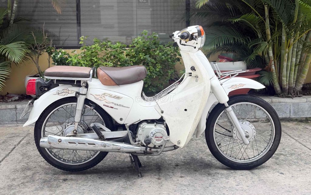 Honda Cub 50cc 2019, ровный пластик, тихо работает, номер Ламдонг