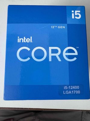 CPU Intel Core I5 12400 | LGA1700, Box Chính Hãng. Mua bán Linh kiện (RAM, Card...) tại Quận Tân Bình Tp Hồ Chí Minh được đăng bởi Nguyen