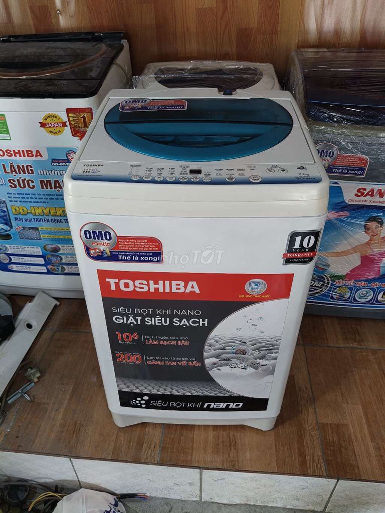 Máy giặt Toshiba 8.2kg .New 90%.BH 6 tháng . Mua bán Máy giặt tại Quận 12 Tp Hồ Chí Minh được đăng bởi Trần Thanh Cường hình 1