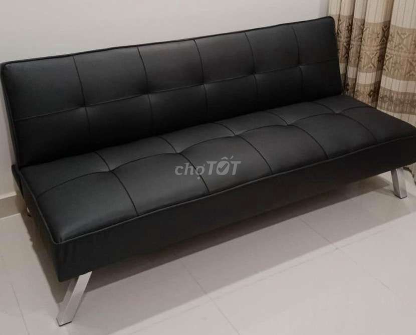 Sofa bed da đen 1m7 - giao hỏa tốc