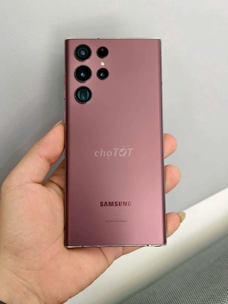 Samsung S22 Ultra 128GB Đỏ tía Đã sử dụng. Mua bán Điện thoại tại Thành phố Bến Tre Bến Tre được đăng bởi Bắp Huy hình 1