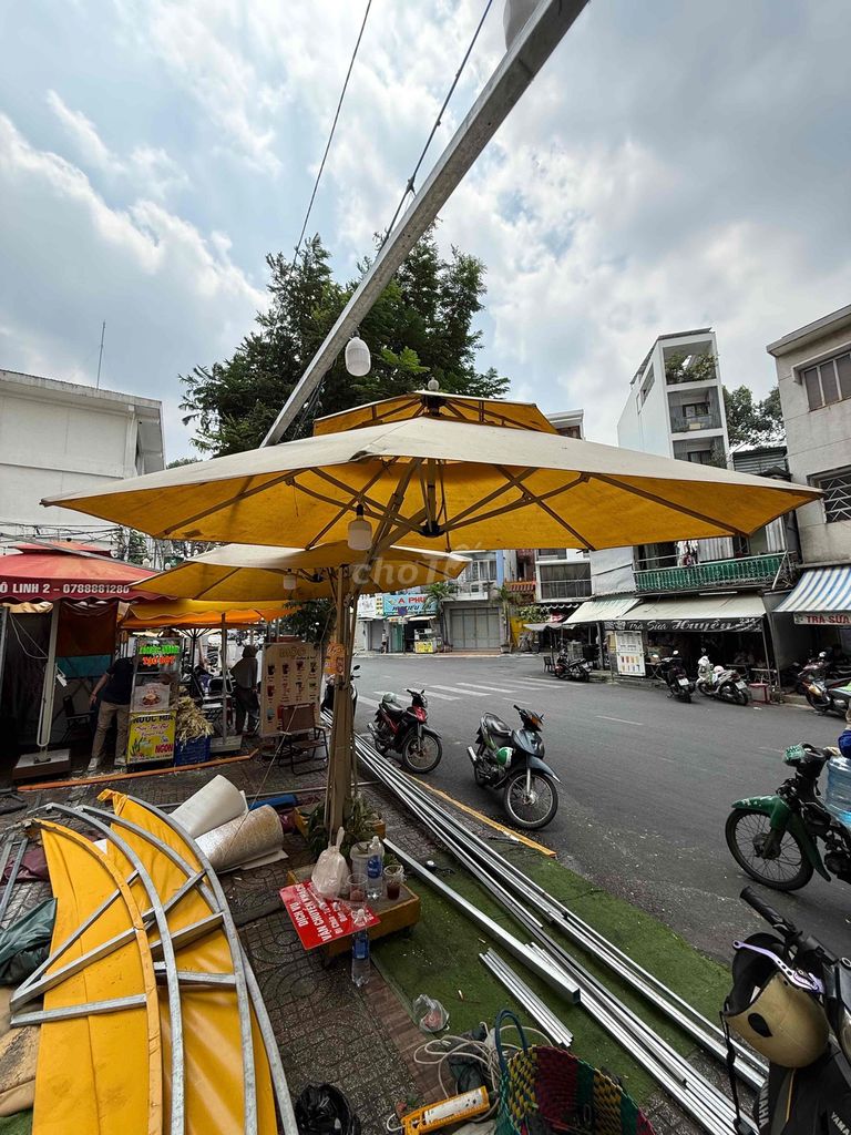 Dù lệch tâm 3m tròn. Mua bán Nội thất, đồ gia dụng khác tại Quận 10 Tp Hồ Chí Minh được đăng bởi Will hình 1