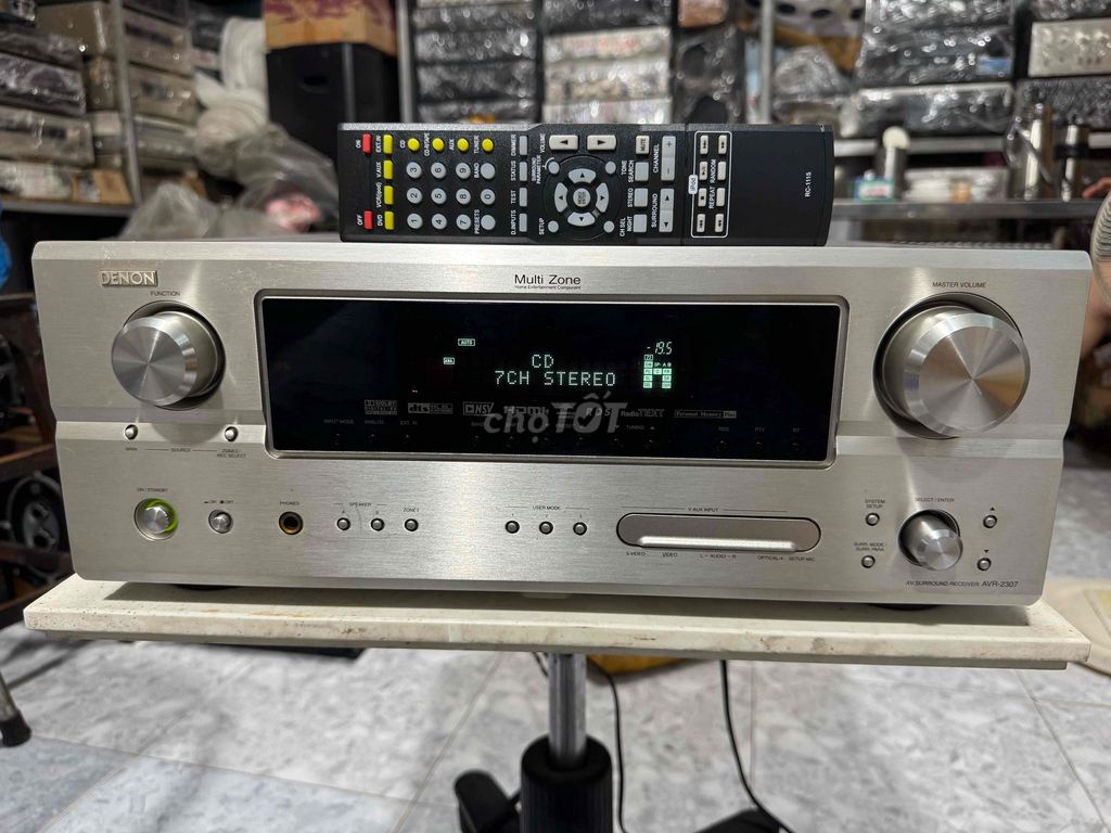 Amply Denon AVR-2307 7.1 Bạc xuất châu Âuđiện 230v. Mua bán Tivi, Âm thanh tại Quận 12 Tp Hồ Chí Minh được đăng bởi Thao Đặng hình 1