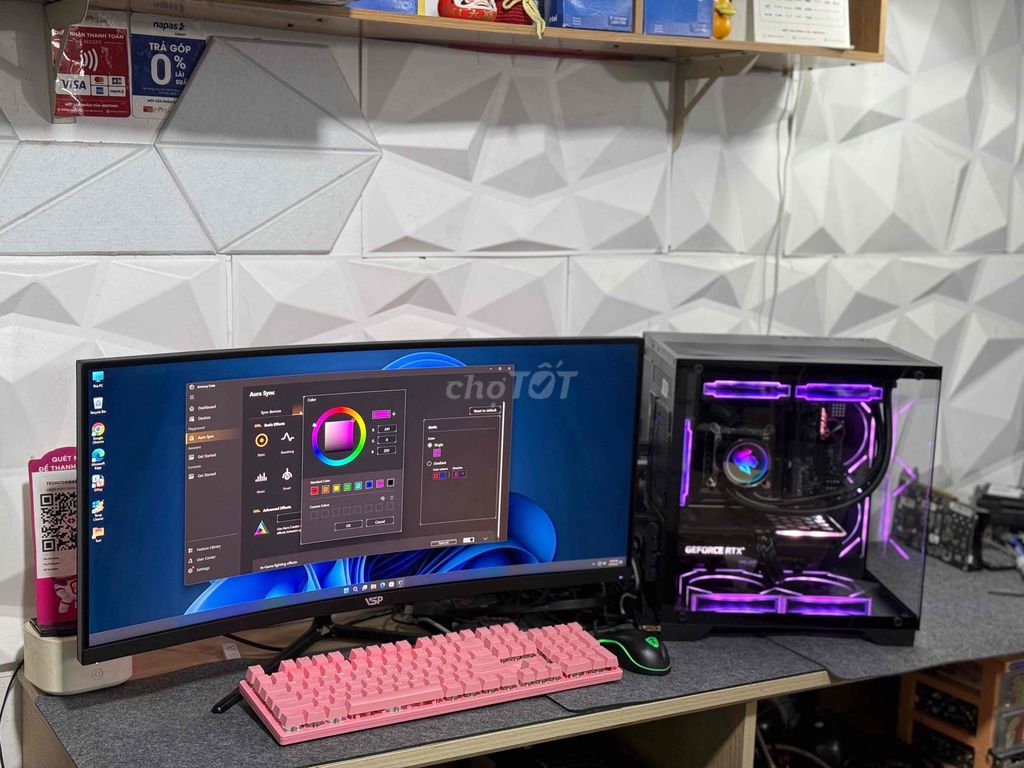 PC TẢN NHIỆT NƯỚC, PC GAMING, PC BỂ CÁ CHIẾN GAME. Mua bán Máy tính để bàn tại Quận Bình Tân Tp Hồ Chí Minh được đăng bởi TRAIĐẸP bán máy tính hình 2