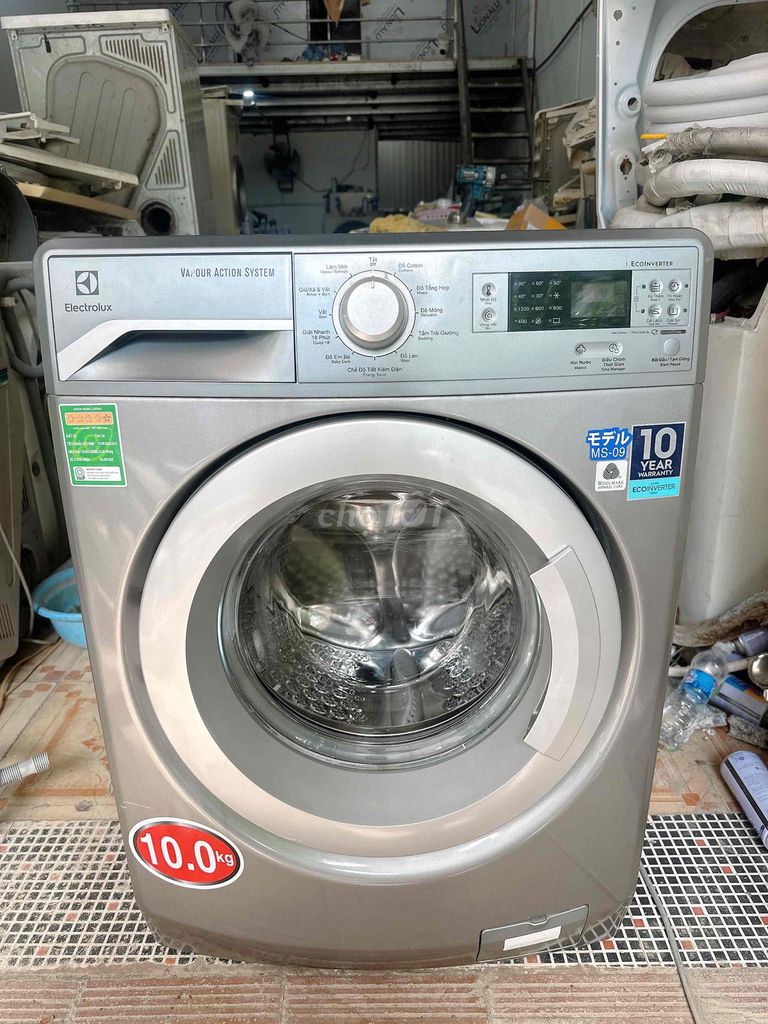 Máy giặt Electrolux 10kg inveter Xám. Mua bán Máy giặt tại Quận Hà Đông Hà Nội được đăng bởi Dat Nguyen hình 1