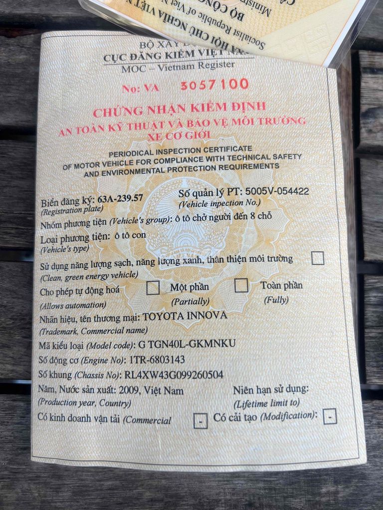 178 triệu innova G đời 2009 xe chính chủ. Mua bán Ô tô tại Huyện Châu Thành Tiền Giang được đăng bởi Ôtô Song Nghi Tiền Giang hình 11