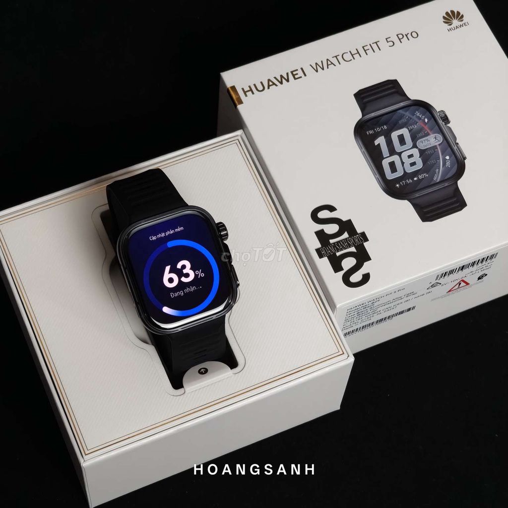 Huawei Watch Fit 5 Pro Đen. Mua bán Thiết bị đeo thông minh tại Quận 11 Tp Hồ Chí Minh được đăng bởi HOÀNG SANH SPORTS hình 1