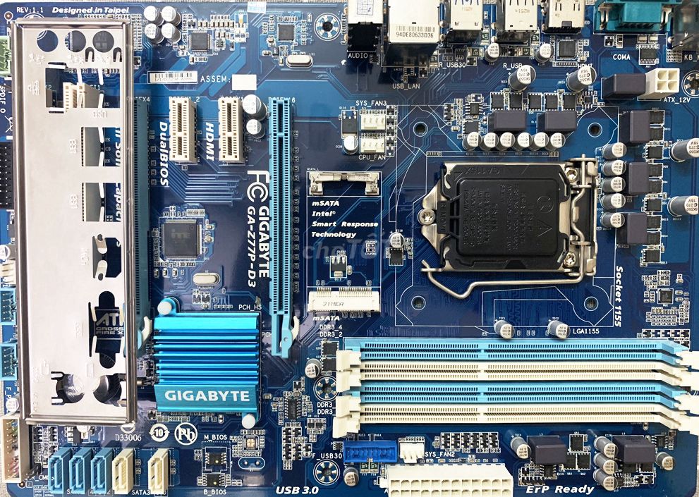 Main máy tính bàn Gigabyte Z77 sạch đẹp. Mua bán Linh kiện (RAM, Card...) tại undefined Hà Nội được đăng bởi Dương Thành hình 1