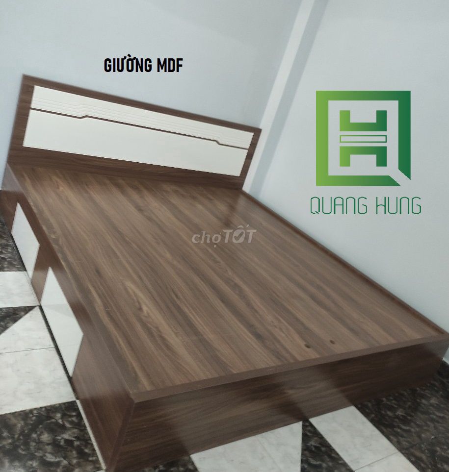 GIƯỜNG MDF-GIƯỜNG MDF=GIƯỜNG MDF=GIƯỜNG MDF$GIƯỜNG. Mua bán Giường, chăn ga gối nệm tại Quận Tân Phú Tp Hồ Chí Minh được đăng bởi NỘI THẤT NHÀ XINH hình 1