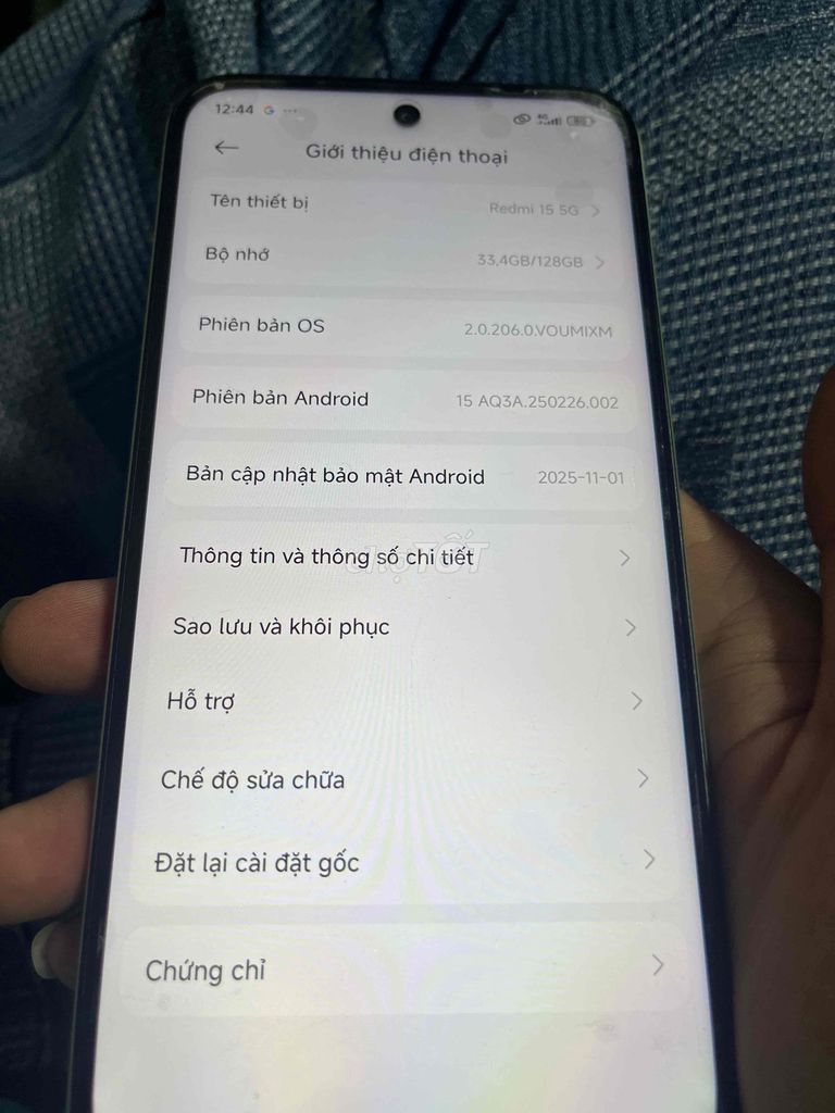 Xiaomi Redmi 15 5G Ram4/128Gb. Mua bán Điện thoại tại Huyện Nhà Bè Tp Hồ Chí Minh được đăng bởi Bảo Gia hình 1