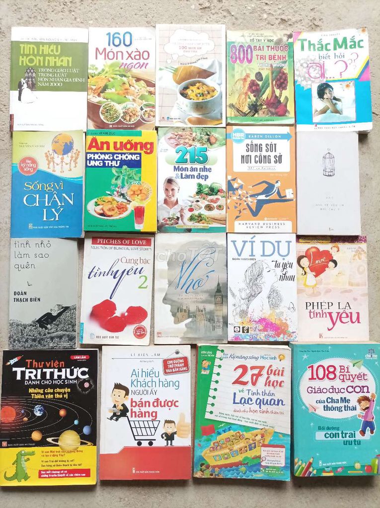 Sách tổng hợp 19 quyển mới. Mua bán Sách tại Thị xã Tân Uyên Bình Dương được đăng bởi TRẦN TUẤN hình 1