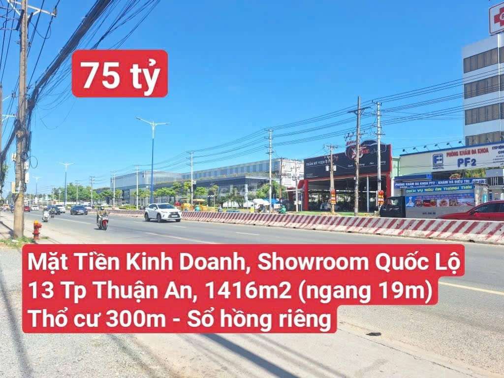 🆘 Mặt Tiền Kho Xưởng Showroom Quốc Lộ 13, P. Thuận Giao Tp. Thuận An