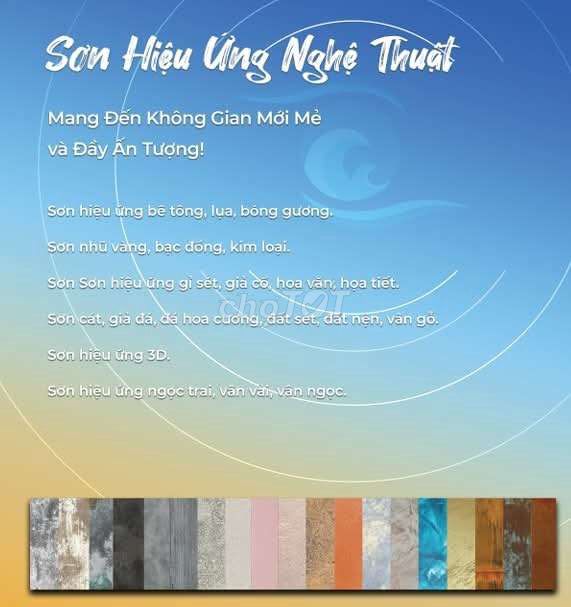 Sơn Hiệu Ứng Nghệ Thuật Trang Trí Làm Đẹp