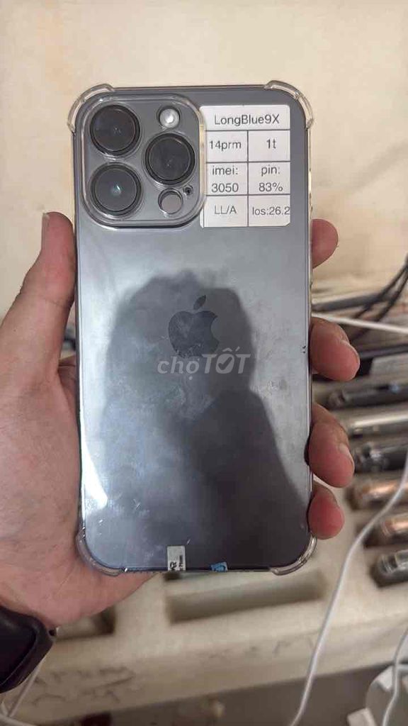 Apple iPhone 14 Pro Max 1TB Xám 83%. Mua bán Điện thoại tại Quận Cầu Giấy Hà Nội được đăng bởi Long blue 9x hình 1