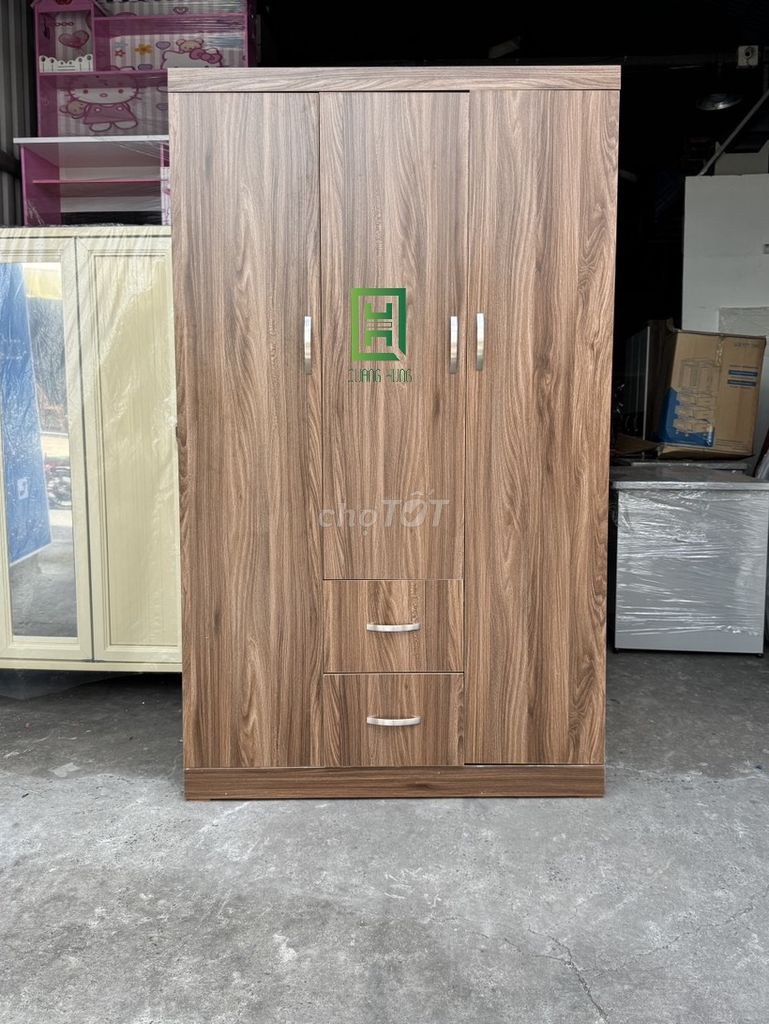 Tủ quần áo Gỗ MDF 1m2x2m. Mua bán Tủ, kệ gia đình tại Quận Tân Phú Tp Hồ Chí Minh được đăng bởi Nội Thất Quang Hùng TD hình 1