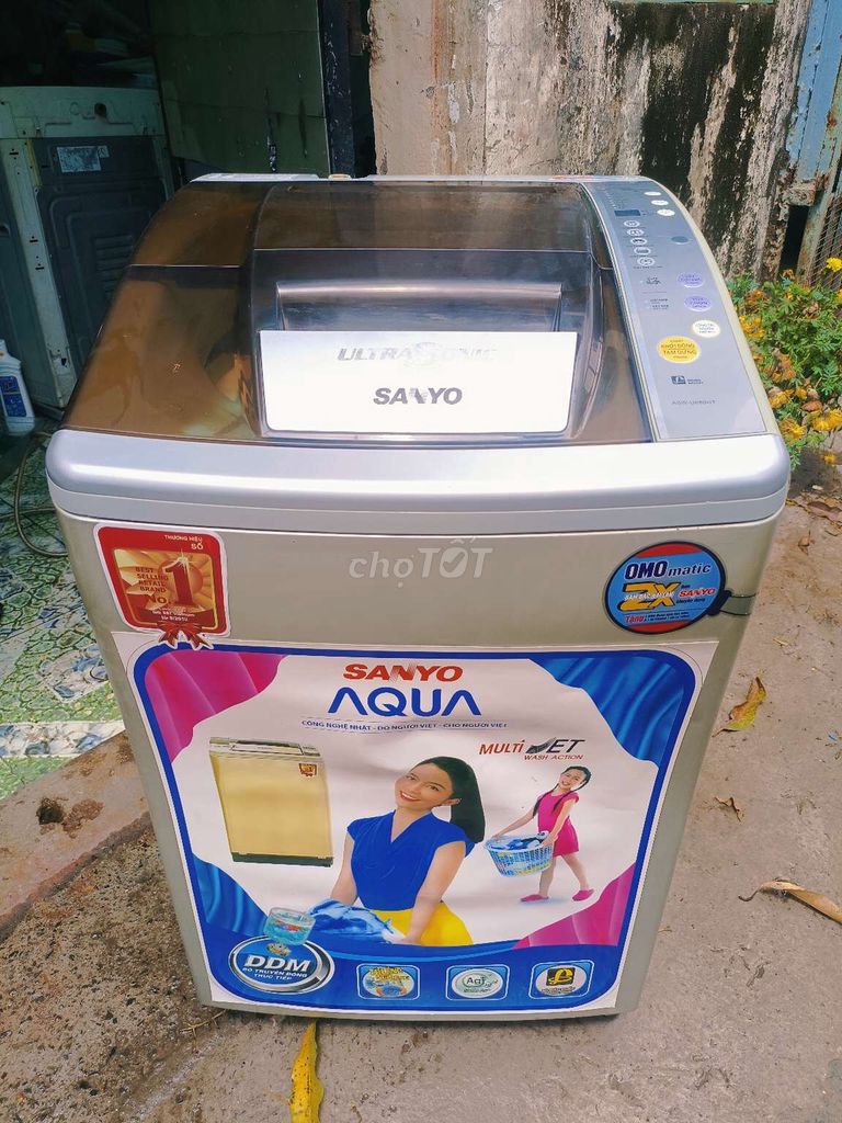 Máy giặt Sanyo 6.8kg siêu bền ngoại hình đẹp. Mua bán Máy giặt tại Quận Phú Nhuận Tp Hồ Chí Minh được đăng bởi Lê Cường  hình 1