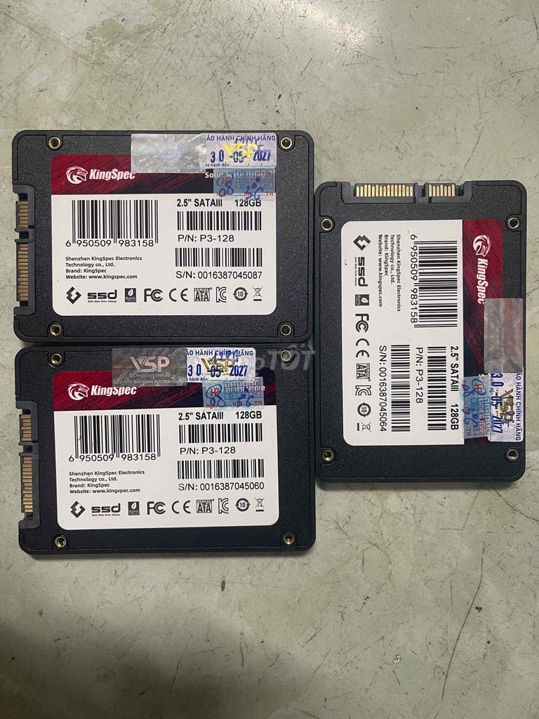 Ổ cứng SSD KingSpec 128GB SATA 3 SK100- BH05/2027. Mua bán Linh kiện (RAM, Card...) tại Quận Tân Bình Tp Hồ Chí Minh được đăng bởi Khánh Trân hình 1