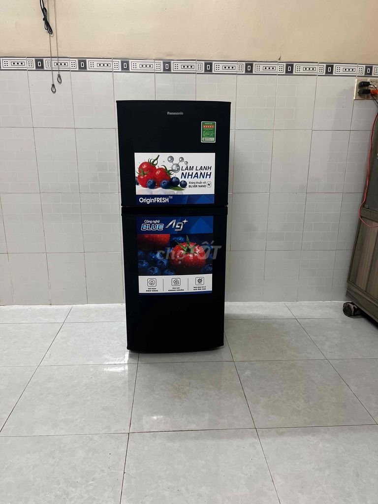 Tủ lạnh Panasonic 170L Đen. Mua bán Tủ lạnh tại Quận Bình Tân Tp Hồ Chí Minh được đăng bởi Điện Lạnh Cường Mạnh hình 1