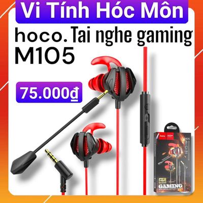 Tai nghe chơi game hoco M105 gaming wire control