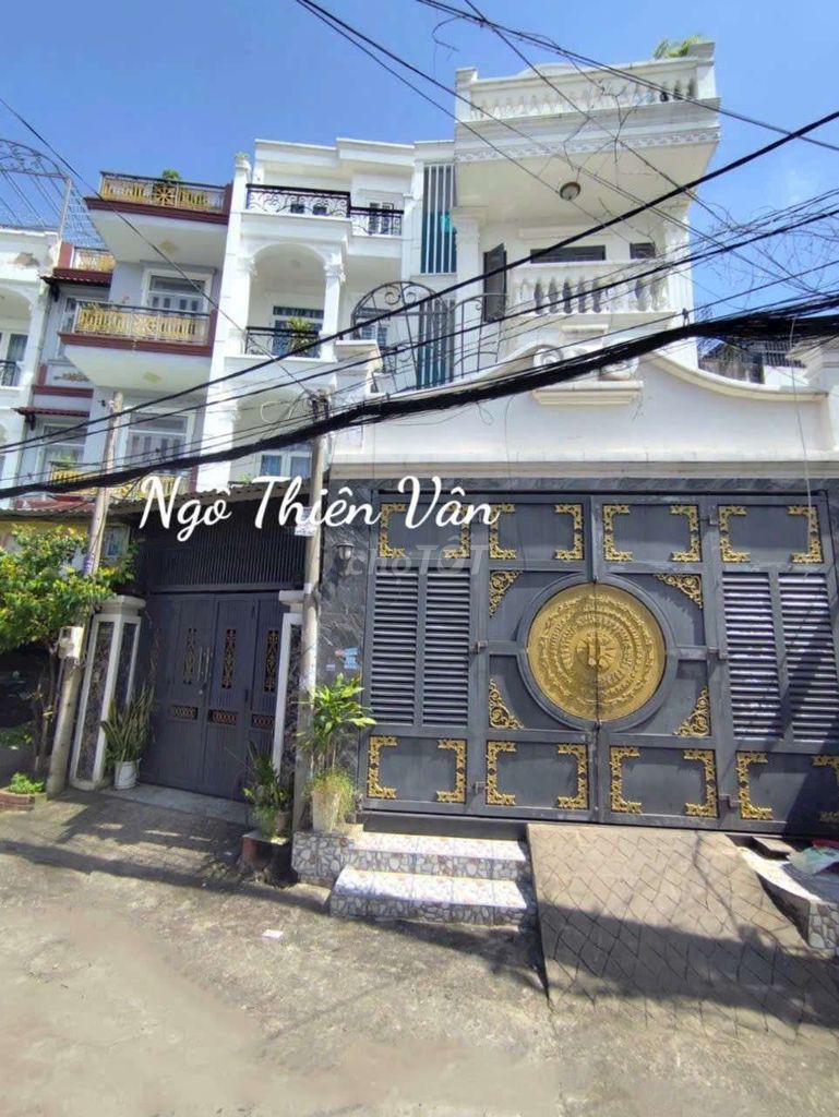 #giatot Nhà 3 tầng mới đẹp ngang 5m, ngay Hiệp Thành city, Quận 12