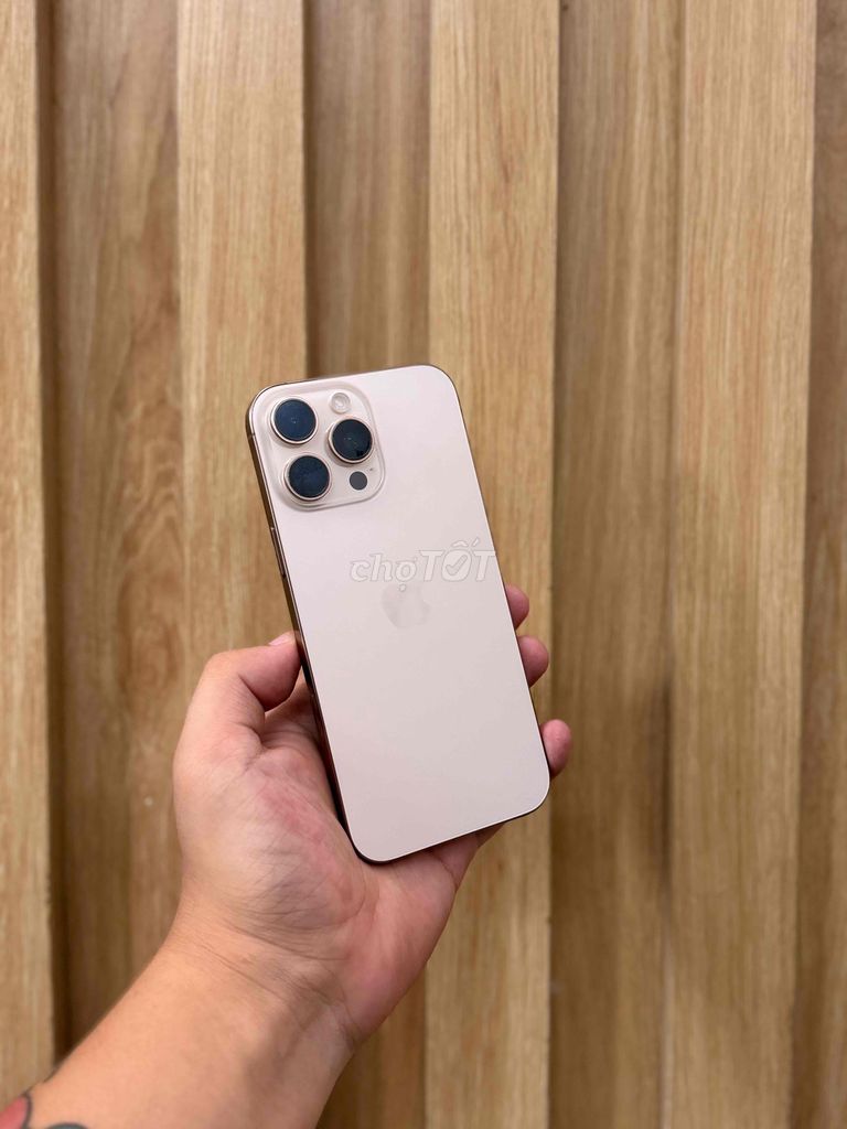 Apple iPhone 16 Pro Max 256GB Vàng hồng Like new. Mua bán Điện thoại tại Quận Đống Đa Hà Nội được đăng bởi  HT Mobie Trả góp nợ xáu bao duyệt hình 1
