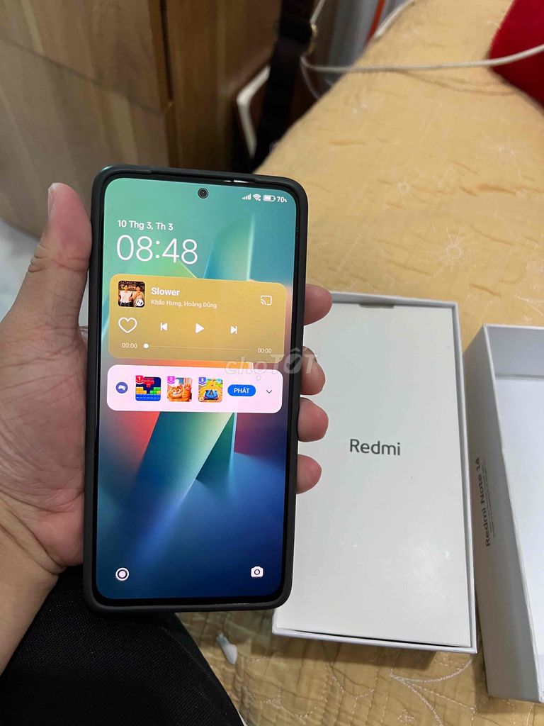 Xiaomi Redmi Note 14 Đen Đã sử dụng. Mua bán Điện thoại tại Quận Hồng Bàng Hải Phòng được đăng bởi minh duc hình 1