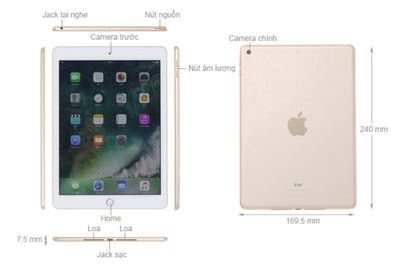 Máy tính bảng iPad GEN 6 Wifi 32GB (2018)
