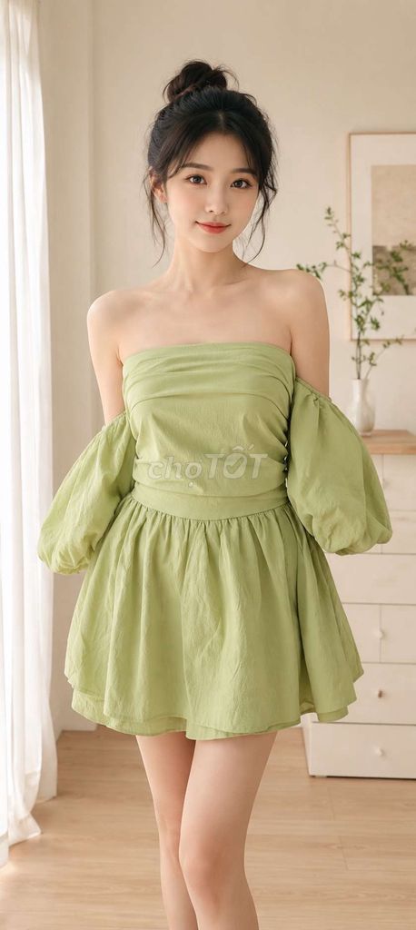 Set áo quần Nữ Xanh pastel. Mua bán Quần áo tại Thành phố Thuận An Bình Dương được đăng bởi híu đồ 2hand  hình 1