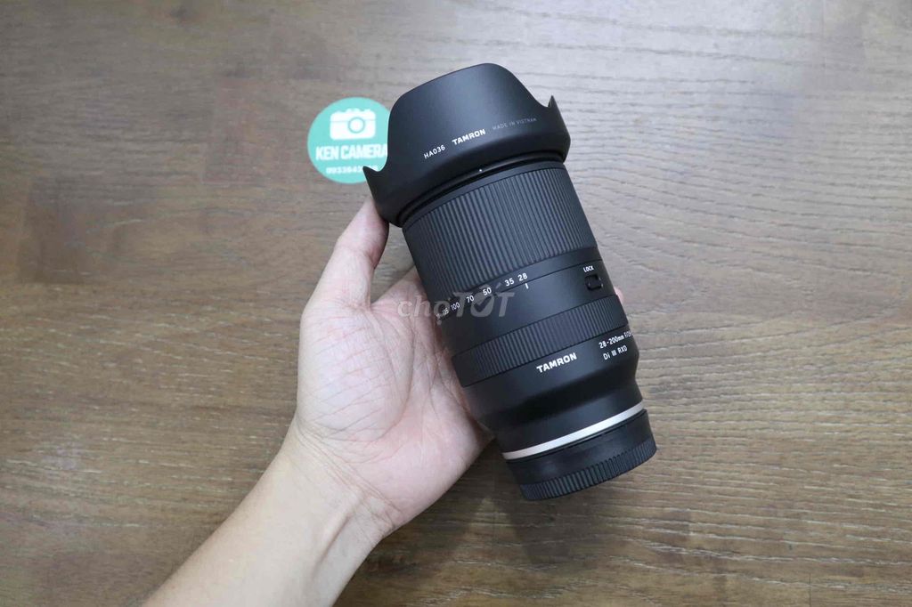 Ống kính Tamron 28 200 Sony đẹp