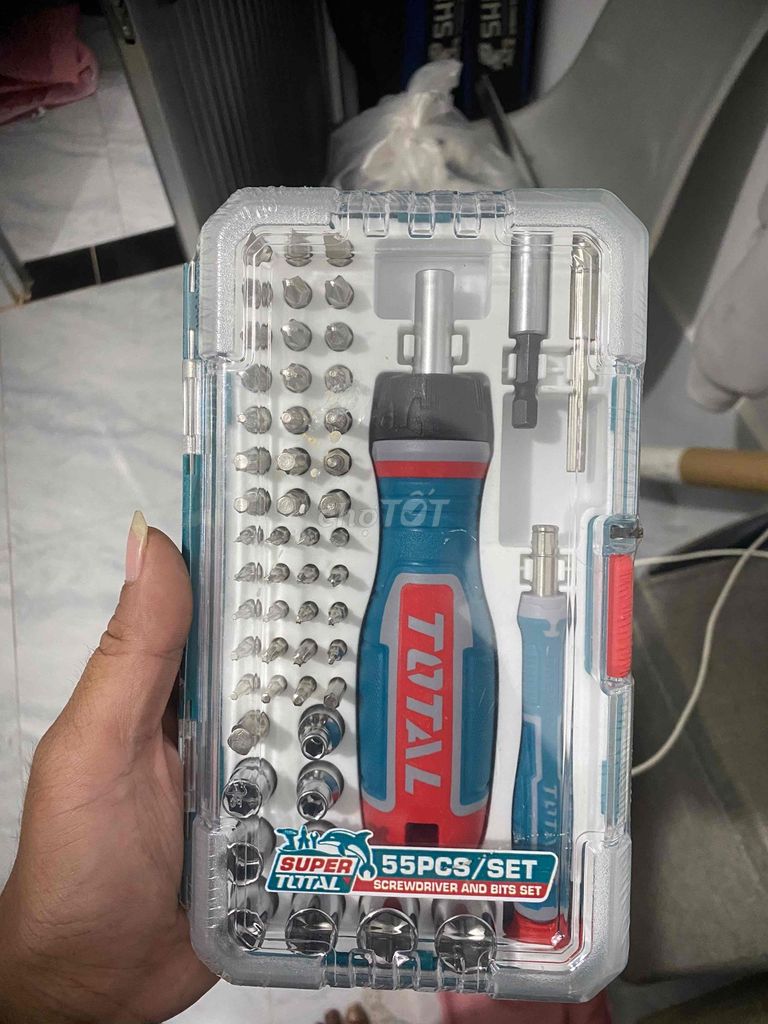 Bộ tua vít Total 55 chi tiết. Mua bán Đồ chuyên dụng, Giống nuôi trồng tại Huyện Long Phú Sóc Trăng được đăng bởi Store Hời Ghê hình 1